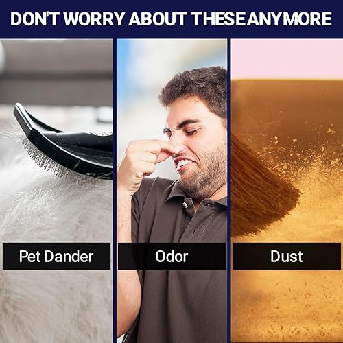 Miniatura 7 de REPTI ZOO Purificador de aire de terrario de vidrio para reptiles, filtro de carbono, deshumidificador de reptiles, con sincronización para dragón