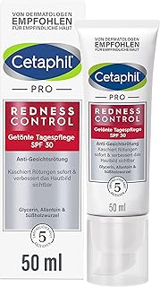 CETAPHIL PRO RednessControl Getönte Tagespflege SPF 30, 50ml, Kaschiert Hautrötungen sofort und gleicht den Hautton sichtb...