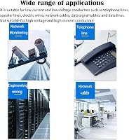 CTRICALVER Telefonkábel Csatlakozó Készlet 174 db - UY/UY2/UR/UR2/UG Egymagos Vezeték Összekötő Szett Gél Töltéssel Telefonvonalakhoz 5