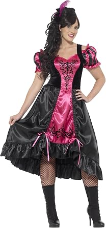 Smiffys Womens Plus-Size Wild West Saloon Girl Costume