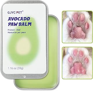 GJYC PET Avocado Animal Paw Care Butter 33 g for Cats and Dogs - Natural Moisturiser, Deep Care, Animal Paw Care Cream, Anti-Dryness, Soft & Protects Paw Plates product image