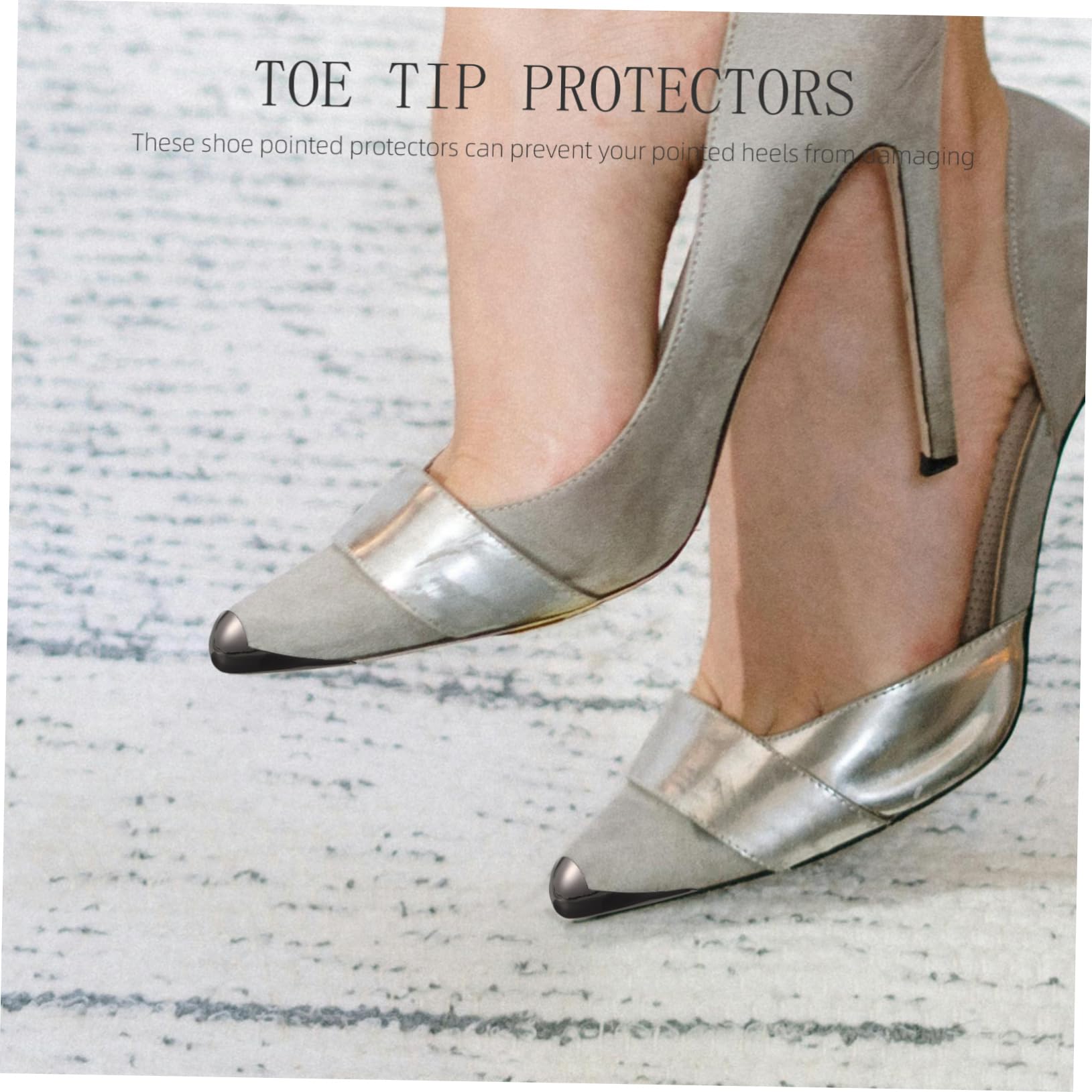 PACKOVE protector de de tacón alto de punta de tacón accesorios para zapatos dedo del pie botas de tacón alto protector de talón planchar