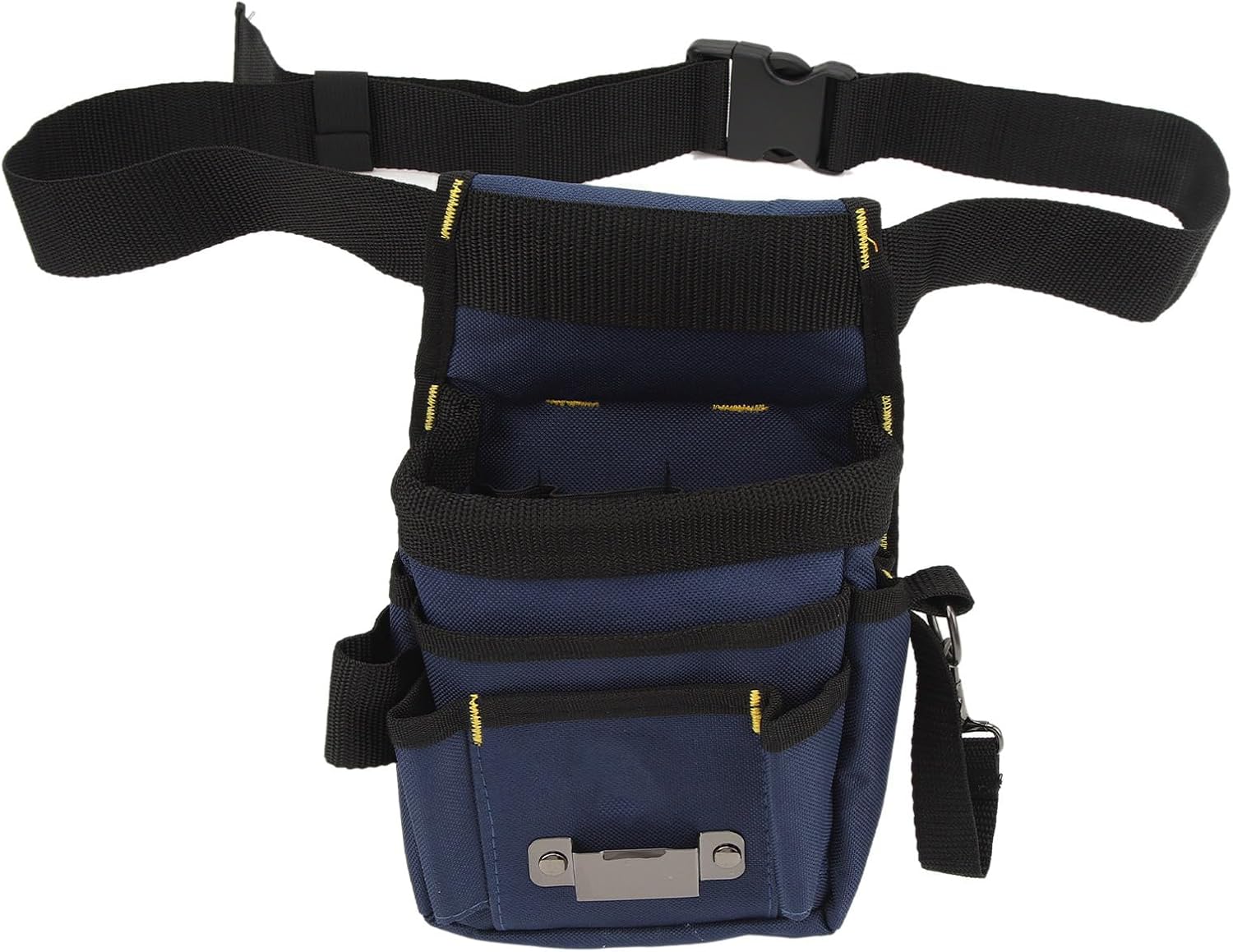 Tool Pouch with Belt Clip, Small Tool Belts for Men, Waist Tool Bag, Electricians Tool Pouch 8 Pockets for Electrician Carpenter Construction