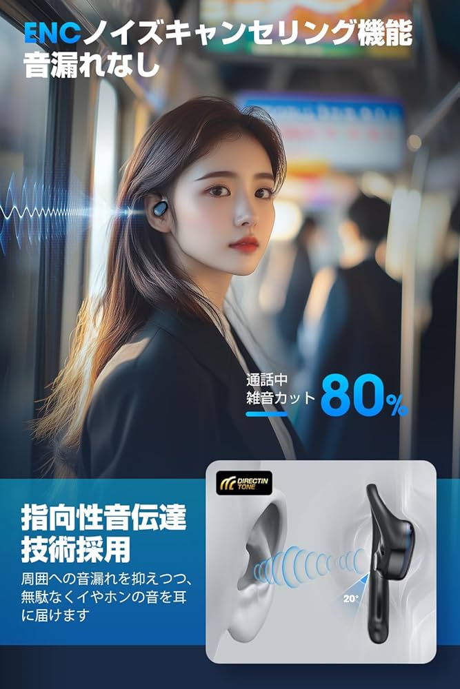 Amazon.co.jp: イヤホン bluetooth ワイヤレスイヤホン「2025年