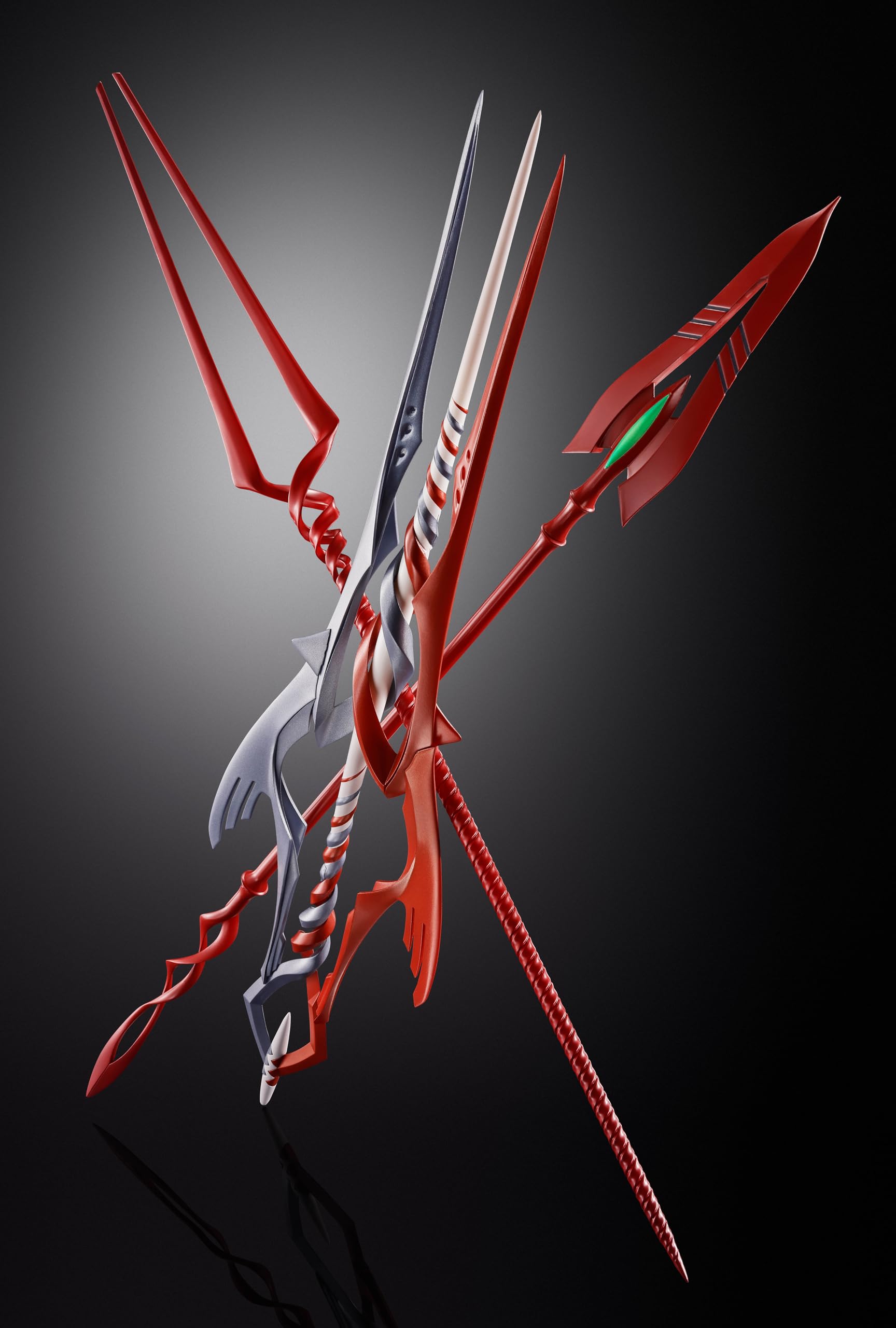 TAMASHII NATIONS Evangelion – 3 Speer-Set für Evangelion 30. mit The Spear Another Color Metal Build Actionfigur