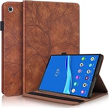 Vkooer Coque pour Lenovo Tab M10 Plus 2022 (3e génération, 10,6 Pouces) Housse Étui de Protection Flip Portefeuille Case avec Support et Poche Cartes pour Lenovo M10 Plus 10,6 Tablette, Brun