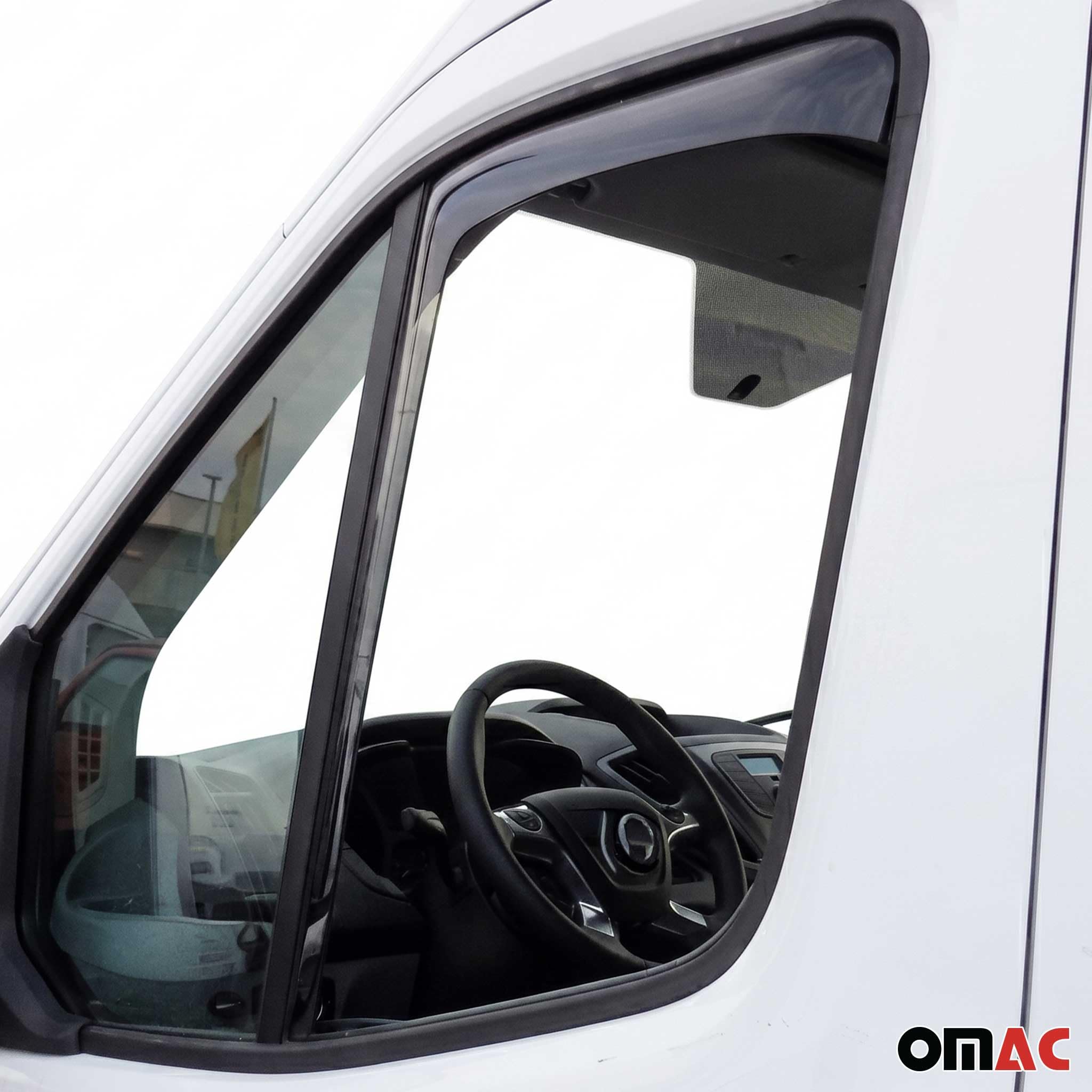 Windabweiser Regenabweiser für Opel Movano B 2010-2019 Dunkel Acryl 2tlg