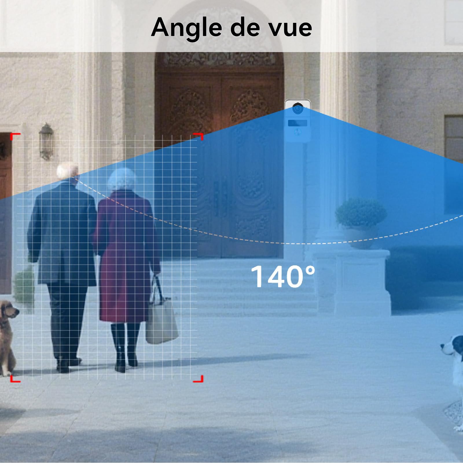 Interphone vidéo filaire pour smartphone, 2 fils, écran tactile 7 pouces, vision nocturne, déverrouillage à distance, interphone bidirectionnel pour villa, maison, bureau,avec 1 caméra et 2 moniteurs