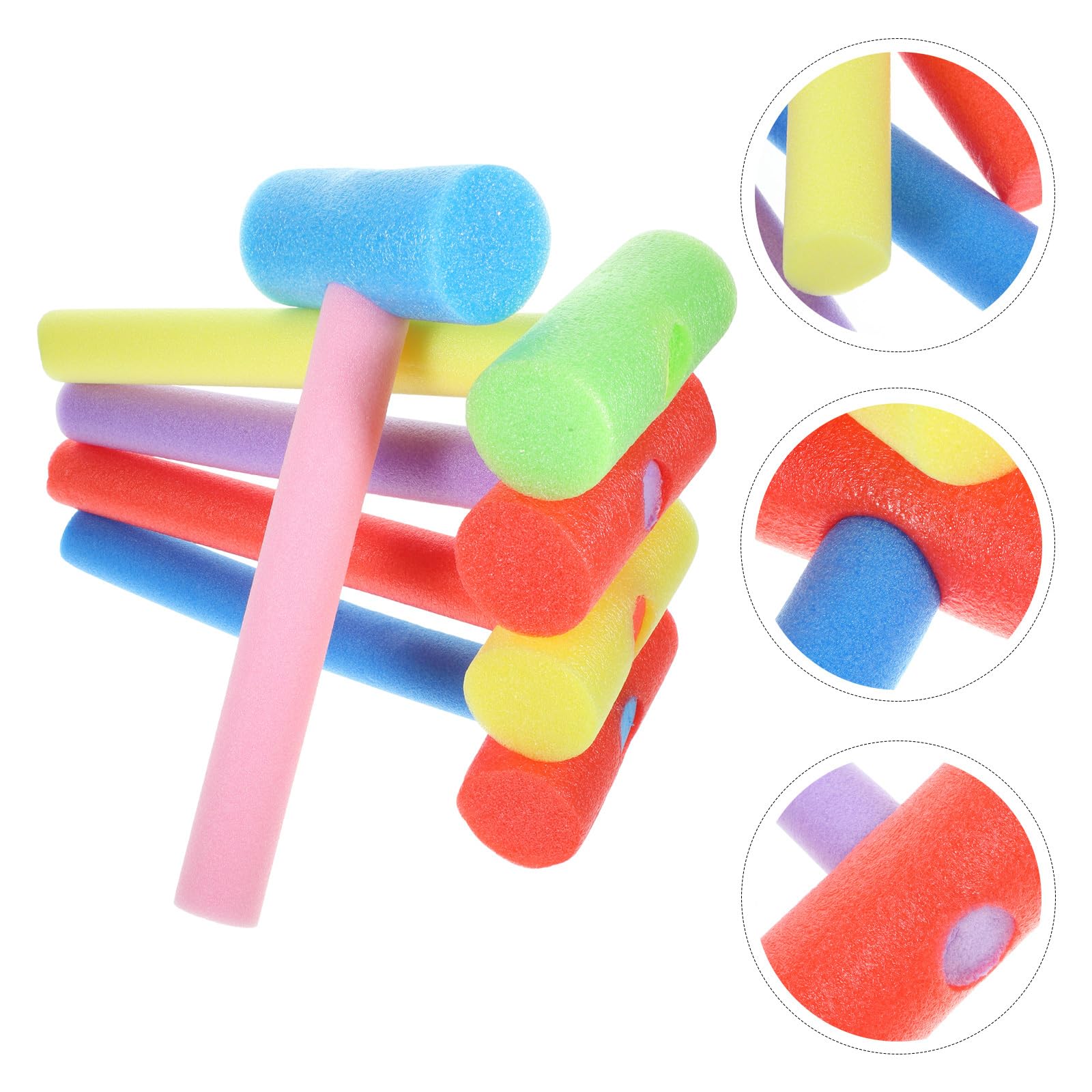 ifundom Martello Giocattolo in Schiuma Leggero E Portatile Per Bambini Set 5 Pezzi Strumenti Per Attività Motorie E Gioco Educativo Premio Per Feste E Carnevali