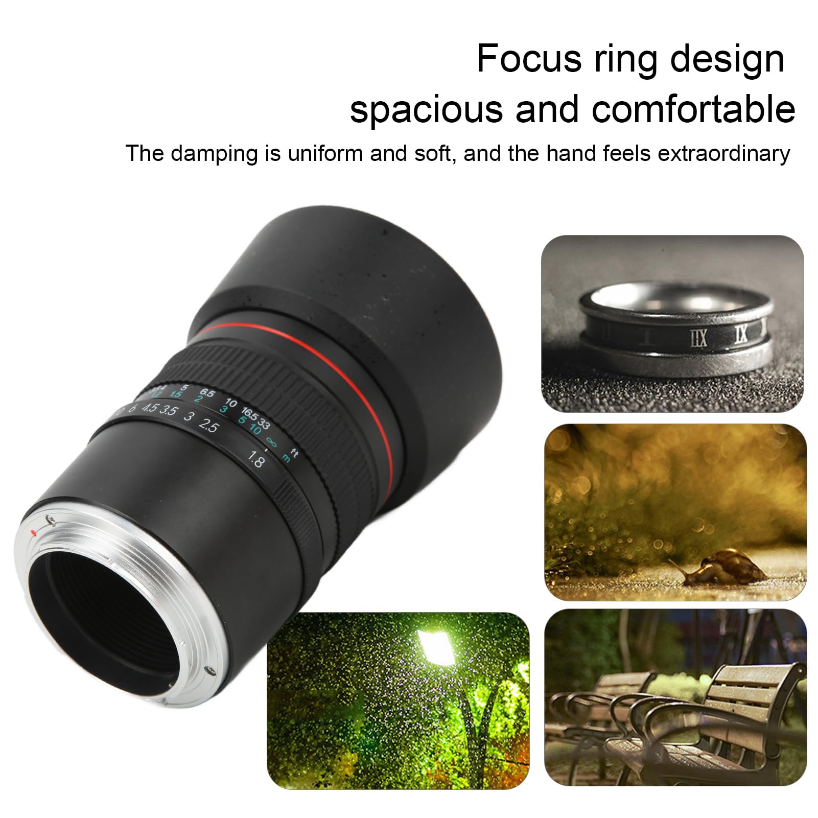 Amazon.co.jp: A6400用85mm F1.8大口径ポートレートレンズ、フル