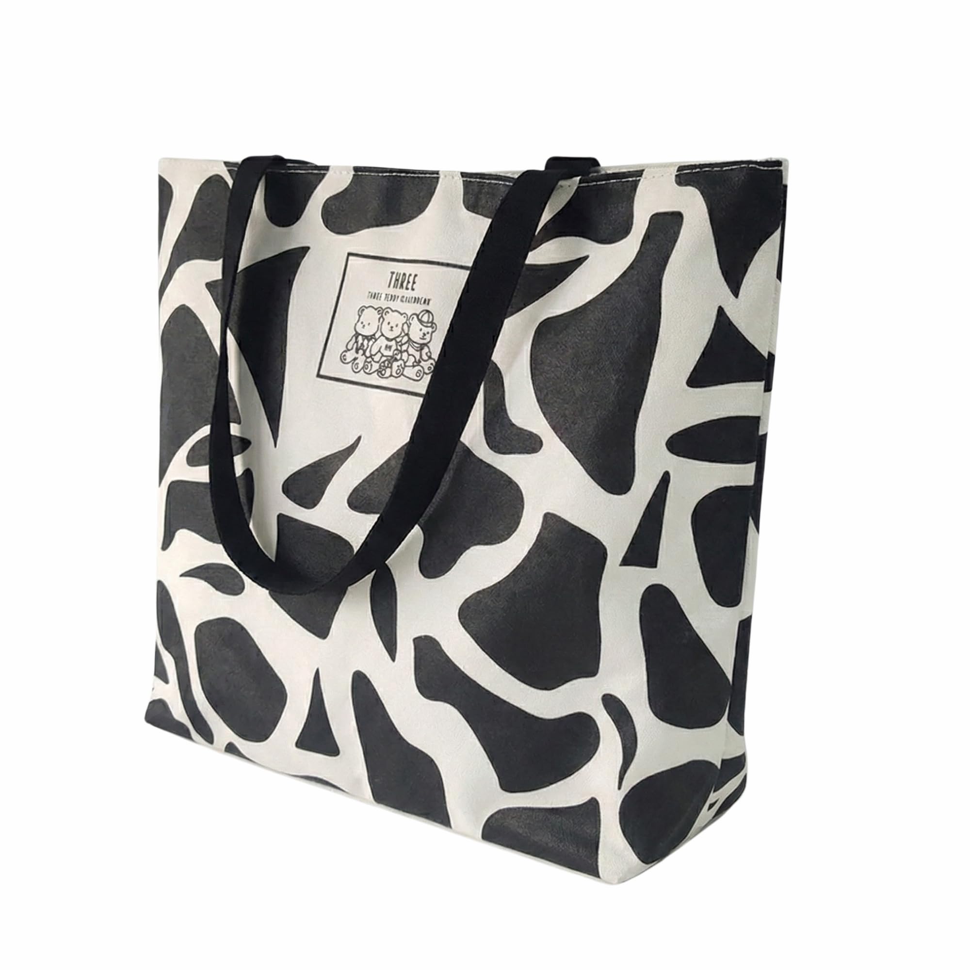 Kraptick Tote Bag – Printed Canvas with Compact Design Casual Shoulder Style Bag for Travel or Grocery Shopping Large Capacity and Lightweight Fashionable Tote Bag Useful for Daily Use