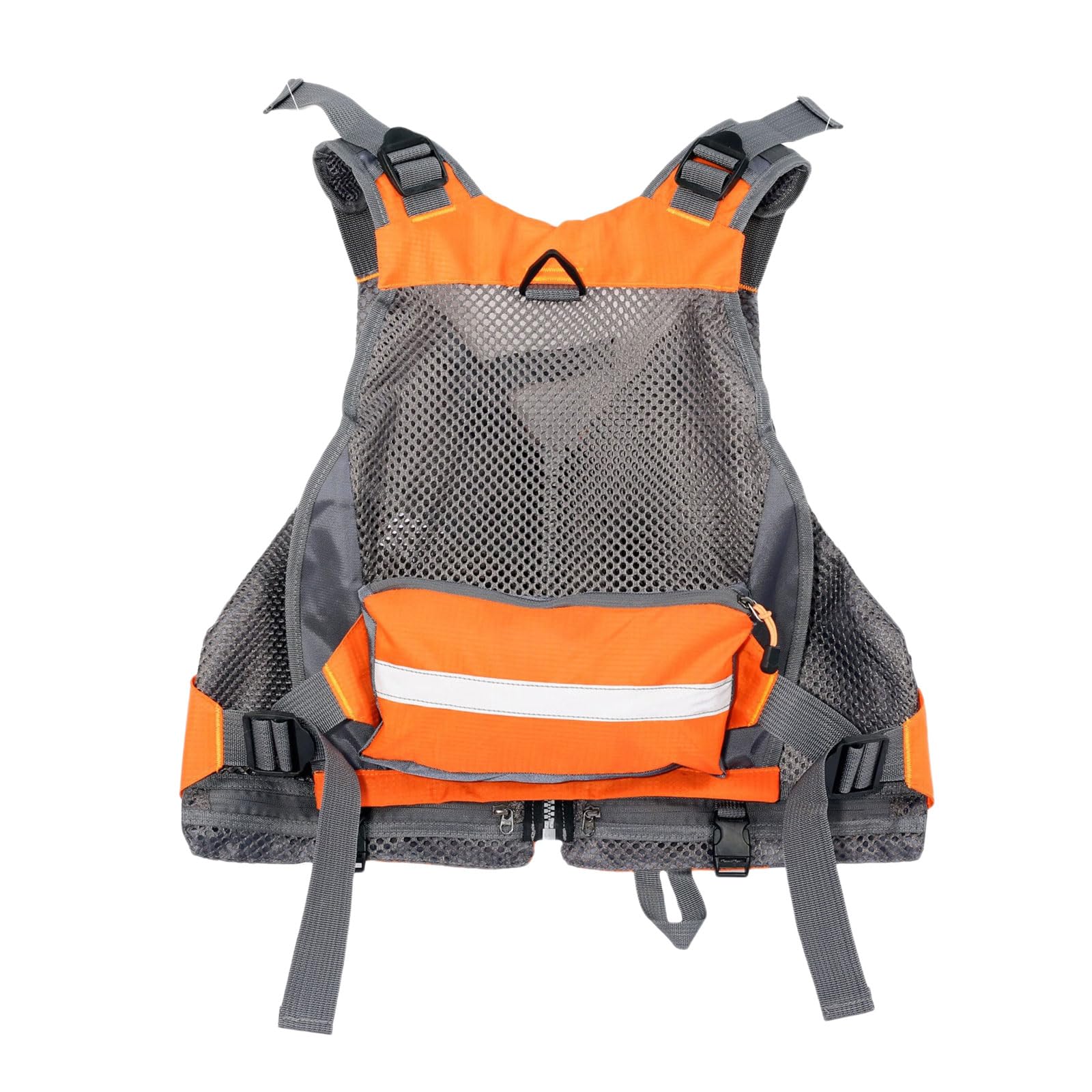 Multi Pokcet Gilet de Pêche à la Mouche Gilet Réglable Pêche à la truite Multifonctionnel Accessoires de Pêche à l'électricité