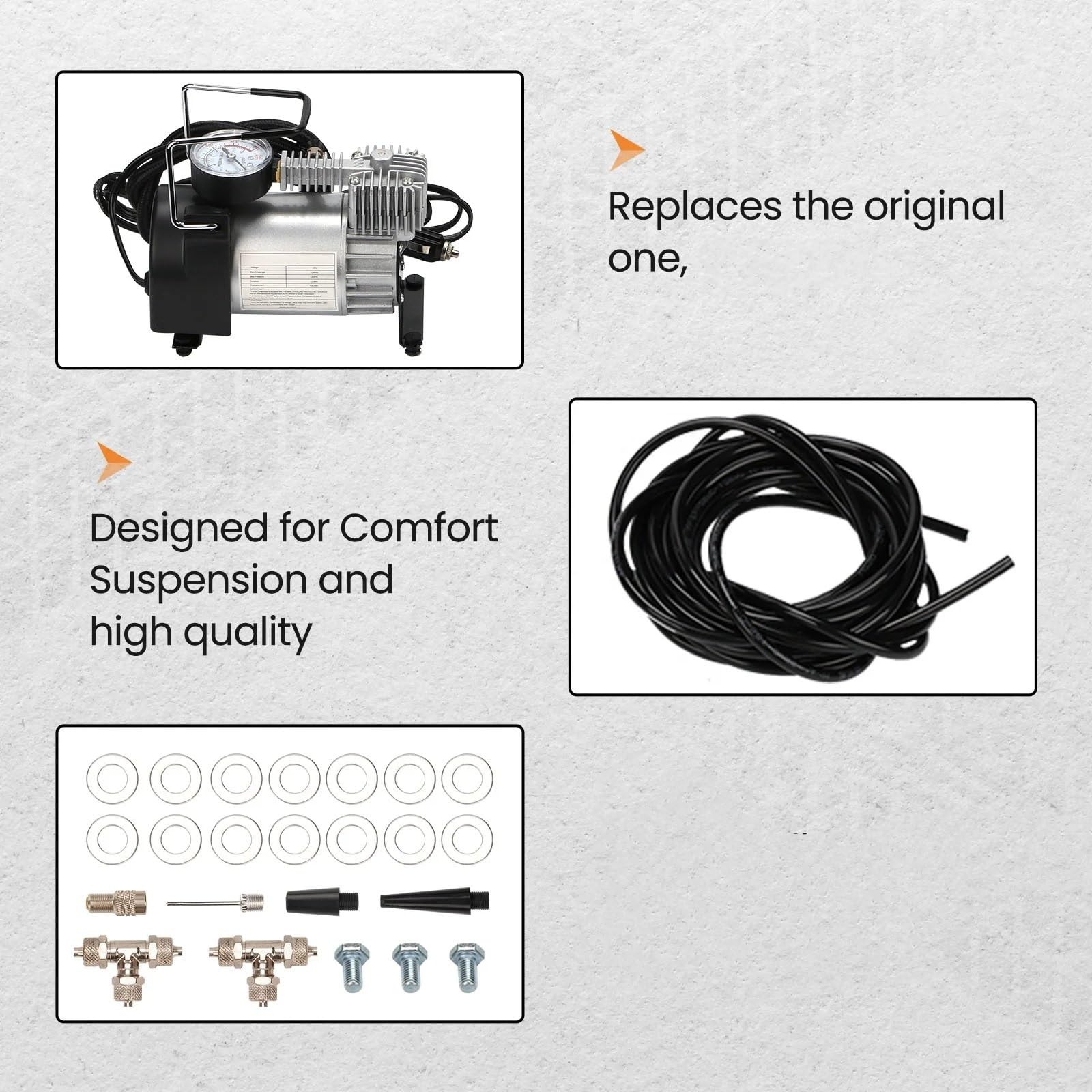 Molle Sospensioni Aria Compatibile Con Benz Per Sprinter RWD 2WD 2006-2020 Kit Compressore Soffietti Sospensioni Pneumatiche Posteriori Sinistre E Destre Per Auto