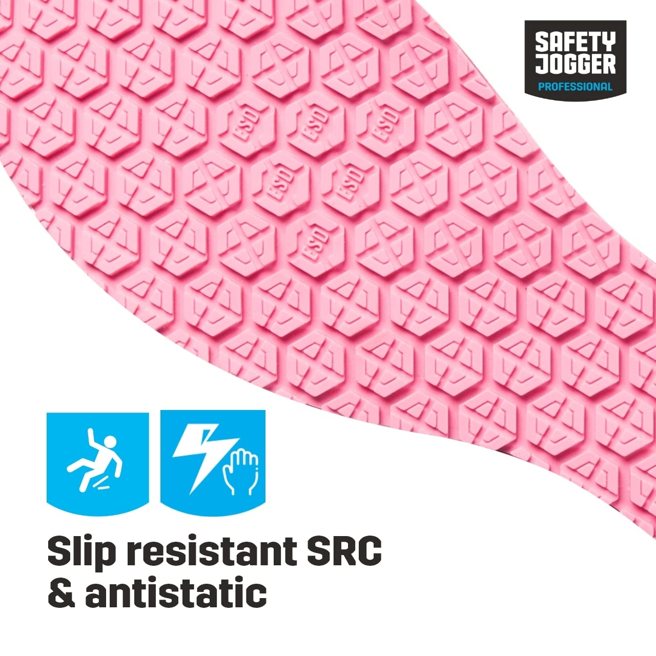 SAFETY JOGGER Chaussures de Sécurité à Ambout Acier - BALTO - Chaussures de Travail S1 Confortables pour Hommes et Femmes, Chaussure Légère et Antidérapante, idéale pour Logistique et Industrie