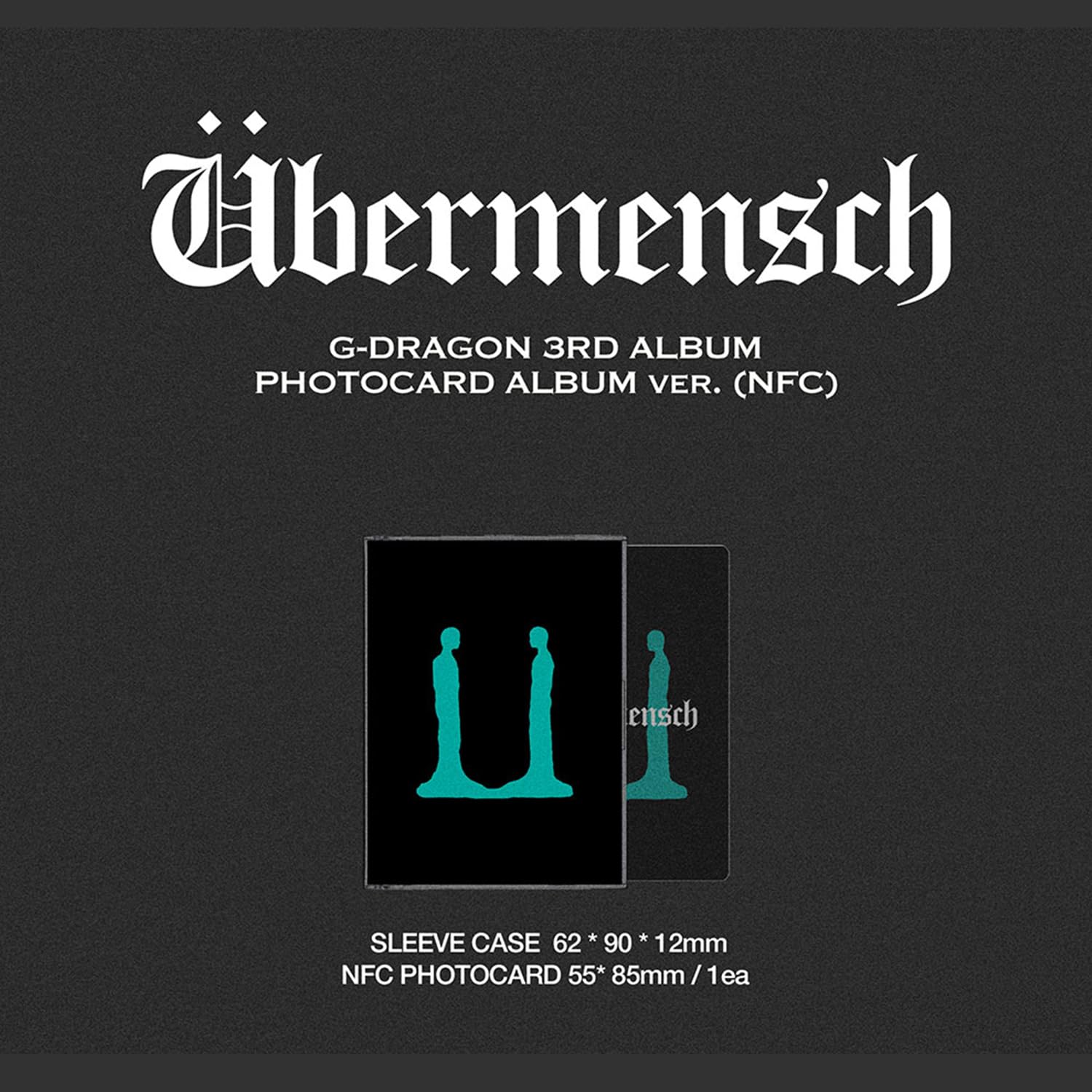 G-DRAGON 3RD ALBUM Übermensch CD クリアファイル Amazon.com: G-DRAGON - 3RD ALBUM [Übermensch] (PHOTOCARD ALBUM Ver