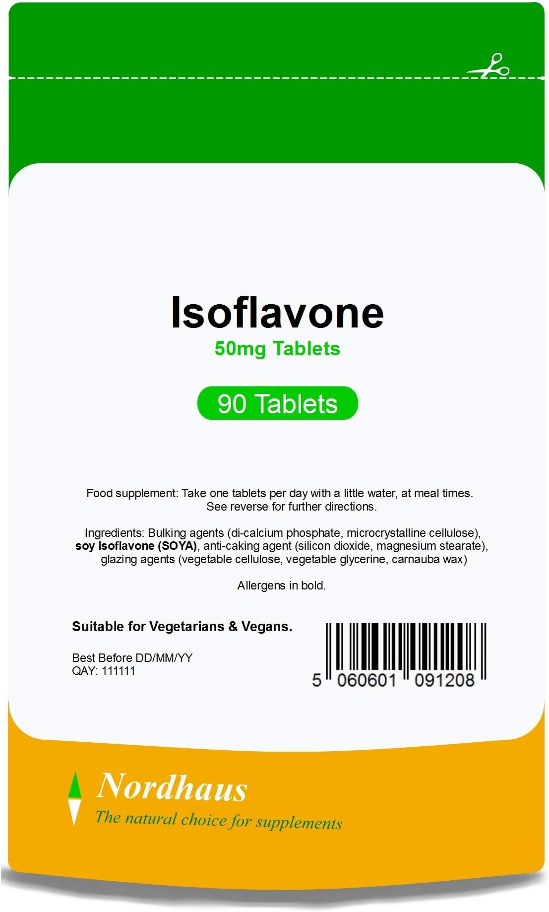 Isoflavone 50mg - 90 Tablets