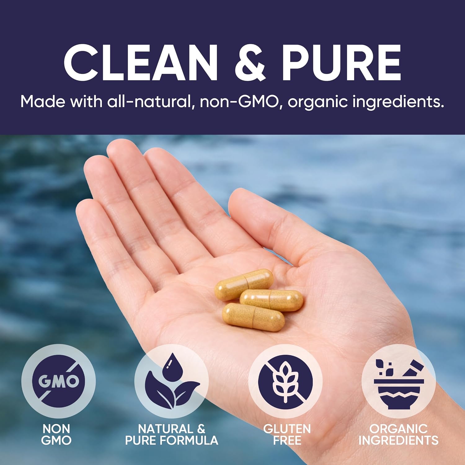 Lithium Orotate 10mg, Anxiety, Stress & Mood Support Lithium Orotate Capsules Supplement, Vegan & Non-GMO, Gluten-Free, 90 Capsules (1) - Image 7