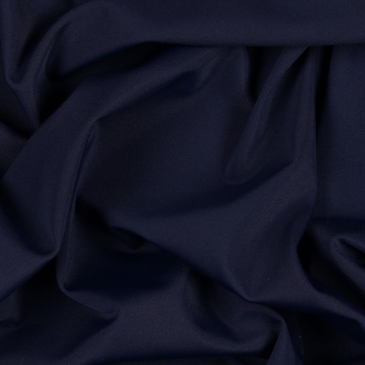 Mondo Tessuti - Tessuto in Lycra Opaca Elasticizzato per la Realizzazione di Vestiti - Morbido al Tatto - Altissima Qualità - Quantità 1 = 1 Metro Lineare Altezza Fissa 150cm (Blu Navy)