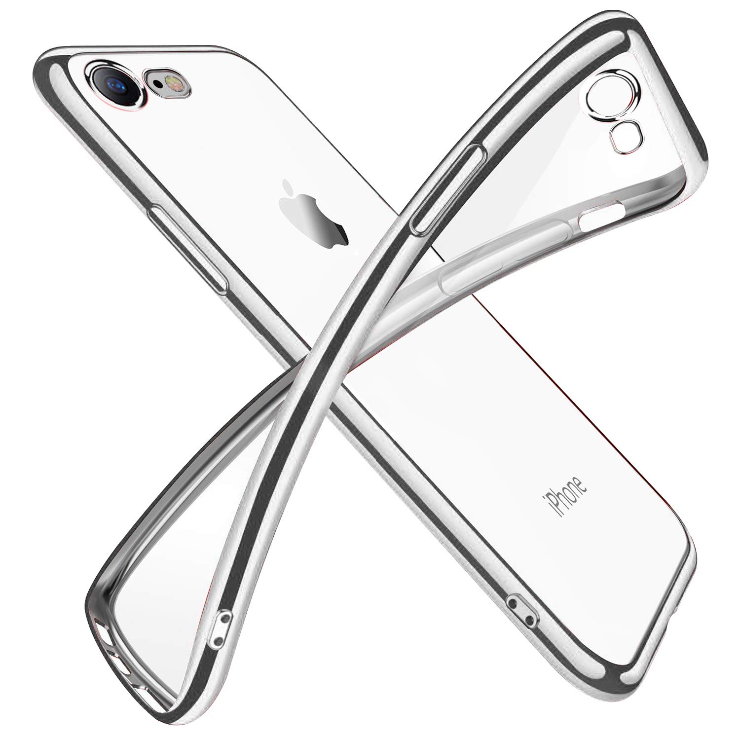 Amazon.co.jp: 対応 iPhone SE3/SE/8/7 用ケース クリア 透明 tpu