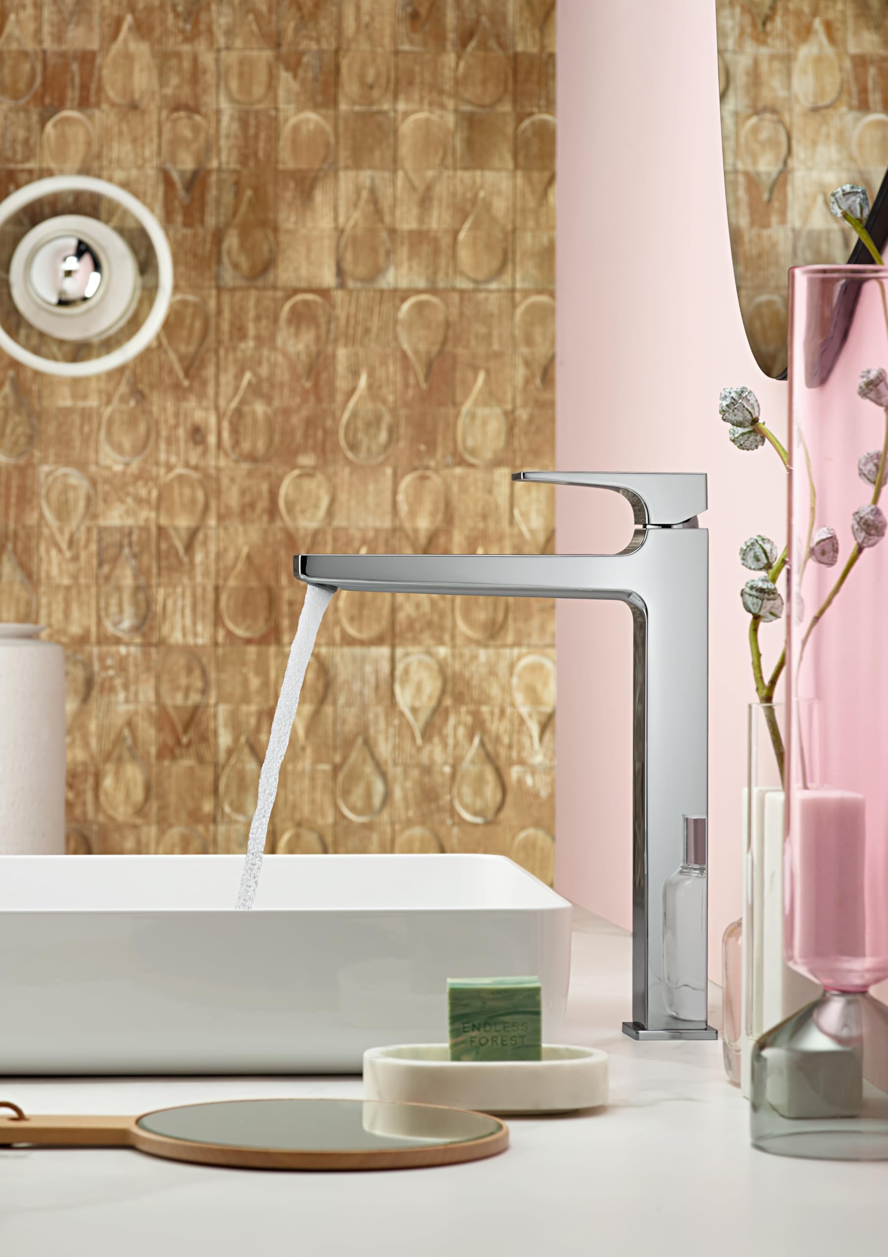 hansgrohe Metropol Mitigeur de lavabo 260 poignée manette, bonde Push-Open, chromé, 32512000