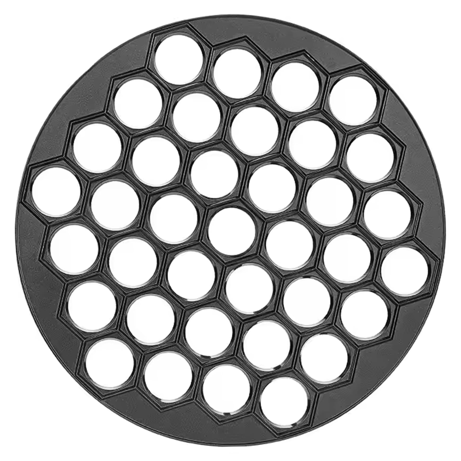 Peosaard Black Ravioli Maker, Pelmeni Maker 37 Holes Aluminium Alloy Ravioli Reusable Dumpling Mold For Kitchen Utensils And Gadgets, Dumpling