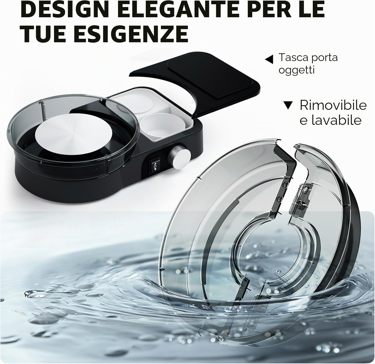 Tornio per Ceramica Elettrico per Principianti e Professionisti – Kit Ceramica Completo per Casa con 1kg di Argilla, 0-200 RPM e Accessori, Macchina Professionale per Progetti Fai da Te