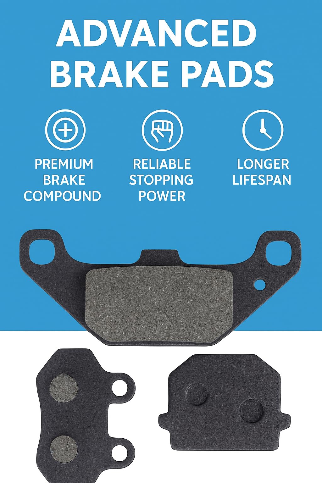 Viewlite Premium Combo Front & Rear Brake Disc Pad Compatible with Ola S1/S1 Pro – High-Performance, Durable & Precision Fit Scooter Accessories for Ultimate Comfort & Safety - Image 4 thumbnail