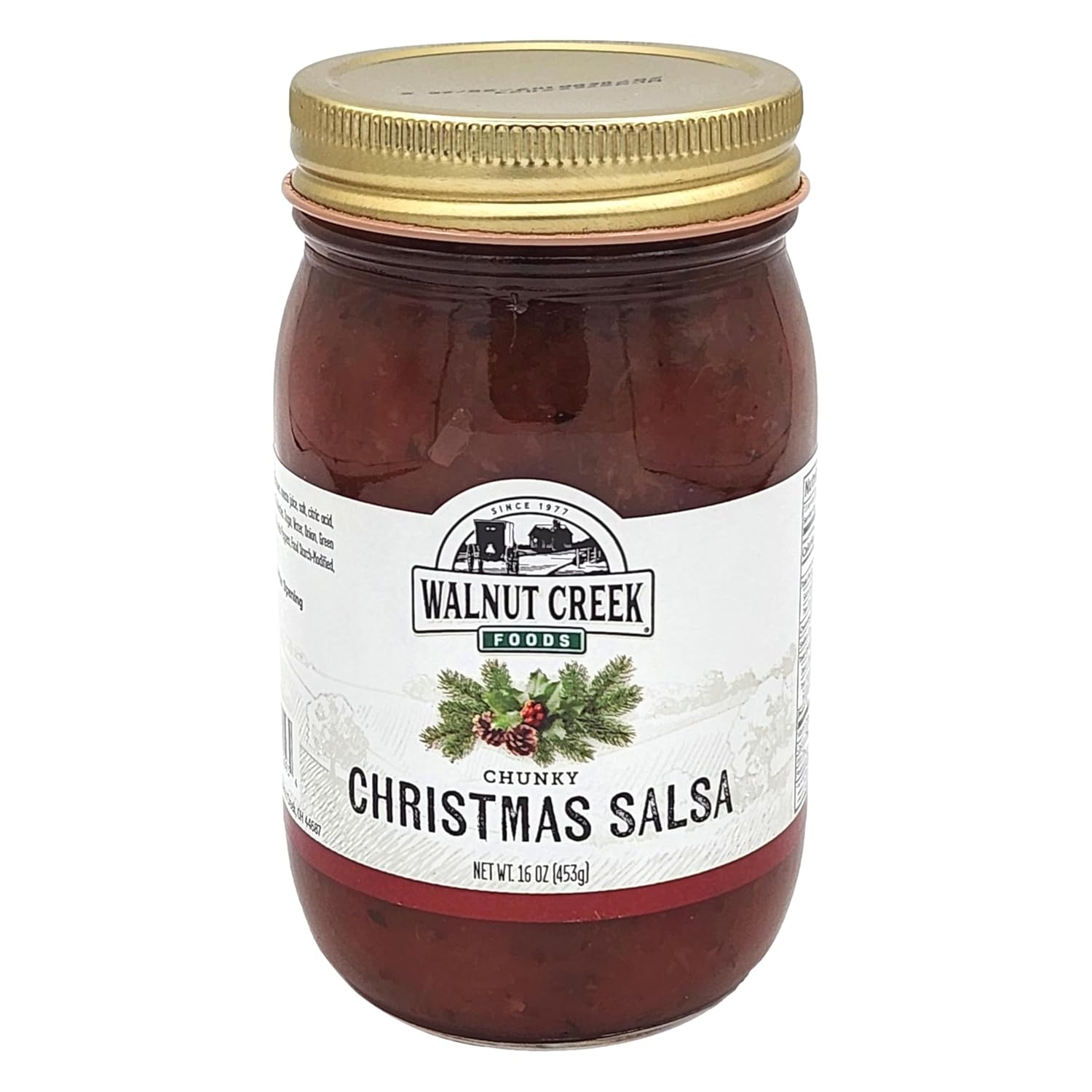 Chunky Christmas Salsa by Walnut Creek, 16 Ounce Jar
