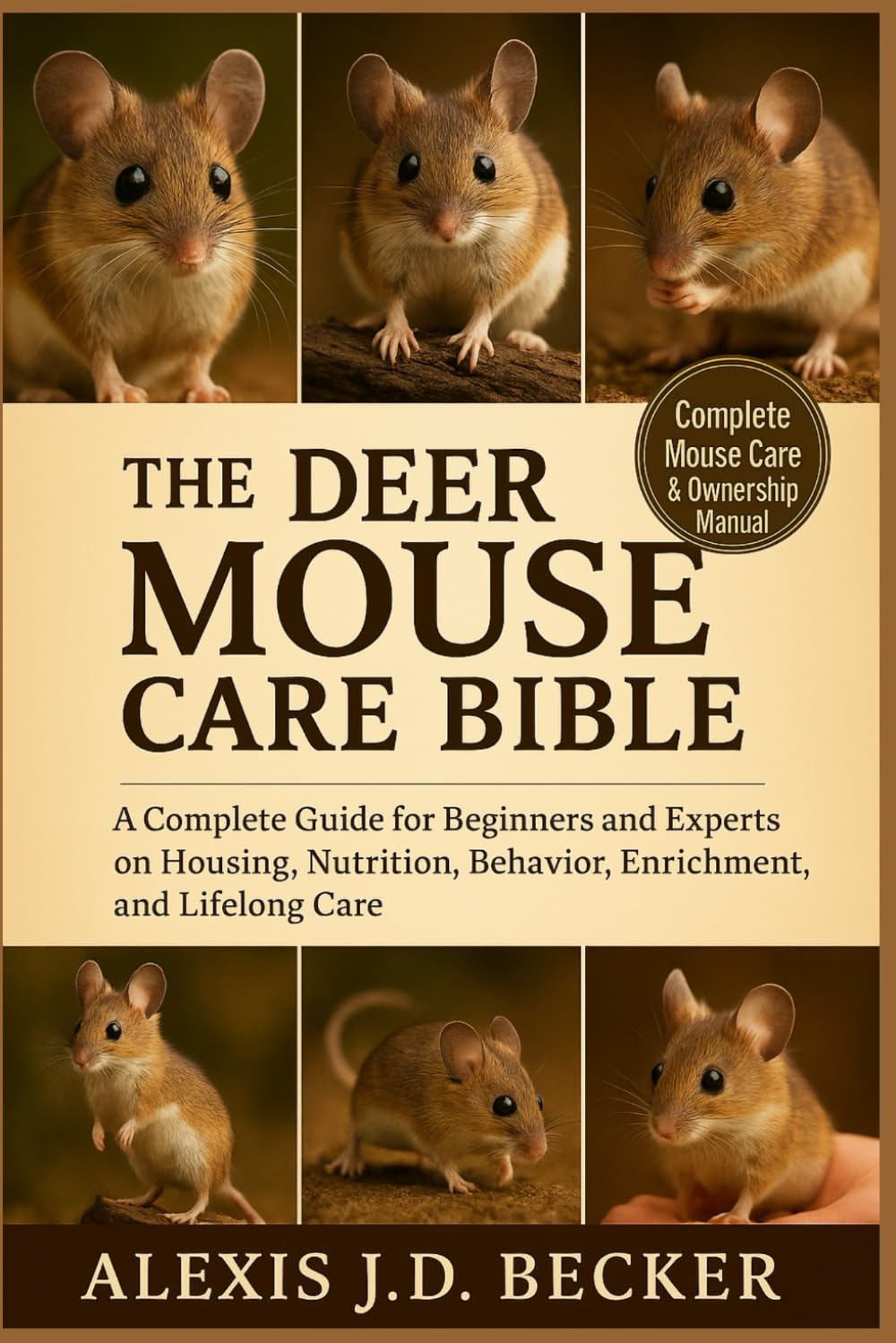THE DEER MOUSE CARE BIBLE: A Complete Guide for Beginners and Experts on Housing, Nutrition, Behavior, Enrichment, and Lifelong Care