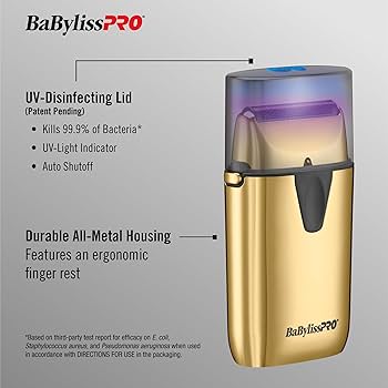 新品未使用 BaByliss Pro UV FOIL コードレス バリカン Amazon.com: BaBylissPRO UVFOIL Double Foil UV-Disinfecting