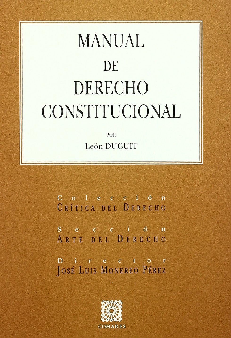 MANUAL DERECHO CONSTITUCIONAL (SIN COLECCION)