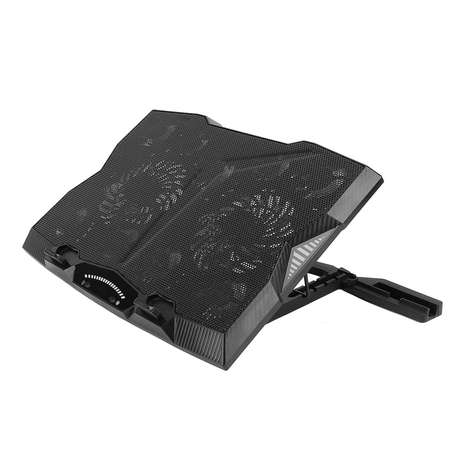 Acouto Base de Enfriamiento para Portátil, 3400 RPM, 11 Ventiladores, 5 Niveles de Altura, Soporte Multifunción para Notebook y Tablet con Velocidad Ajustable