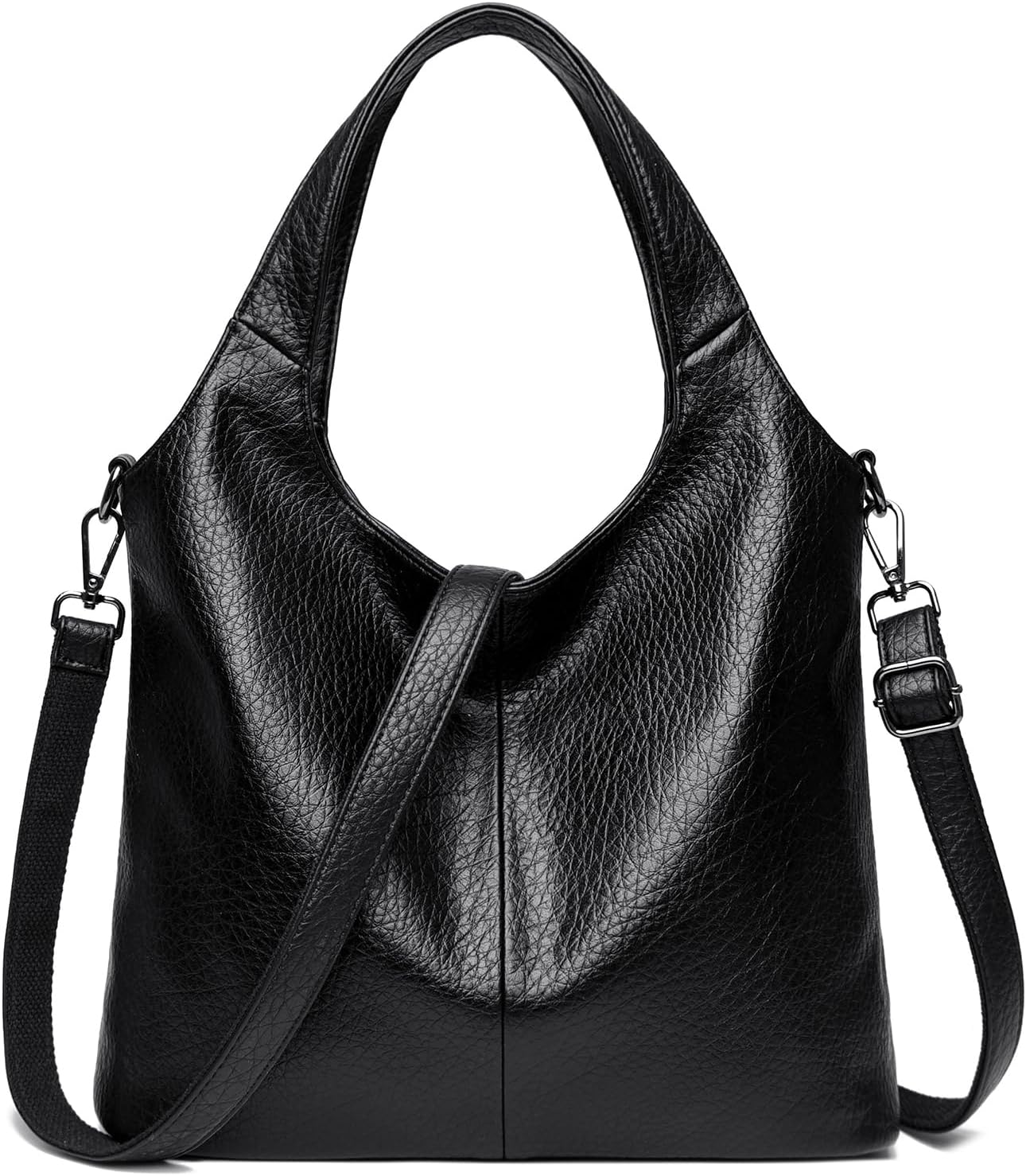 Hobo Bags for Women Soft PU Leather Designer Shoulder Purses Ladies Top Handle Handbag