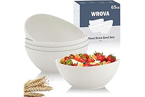 Wheat Straw 65oz Large Salad Bowl Set
