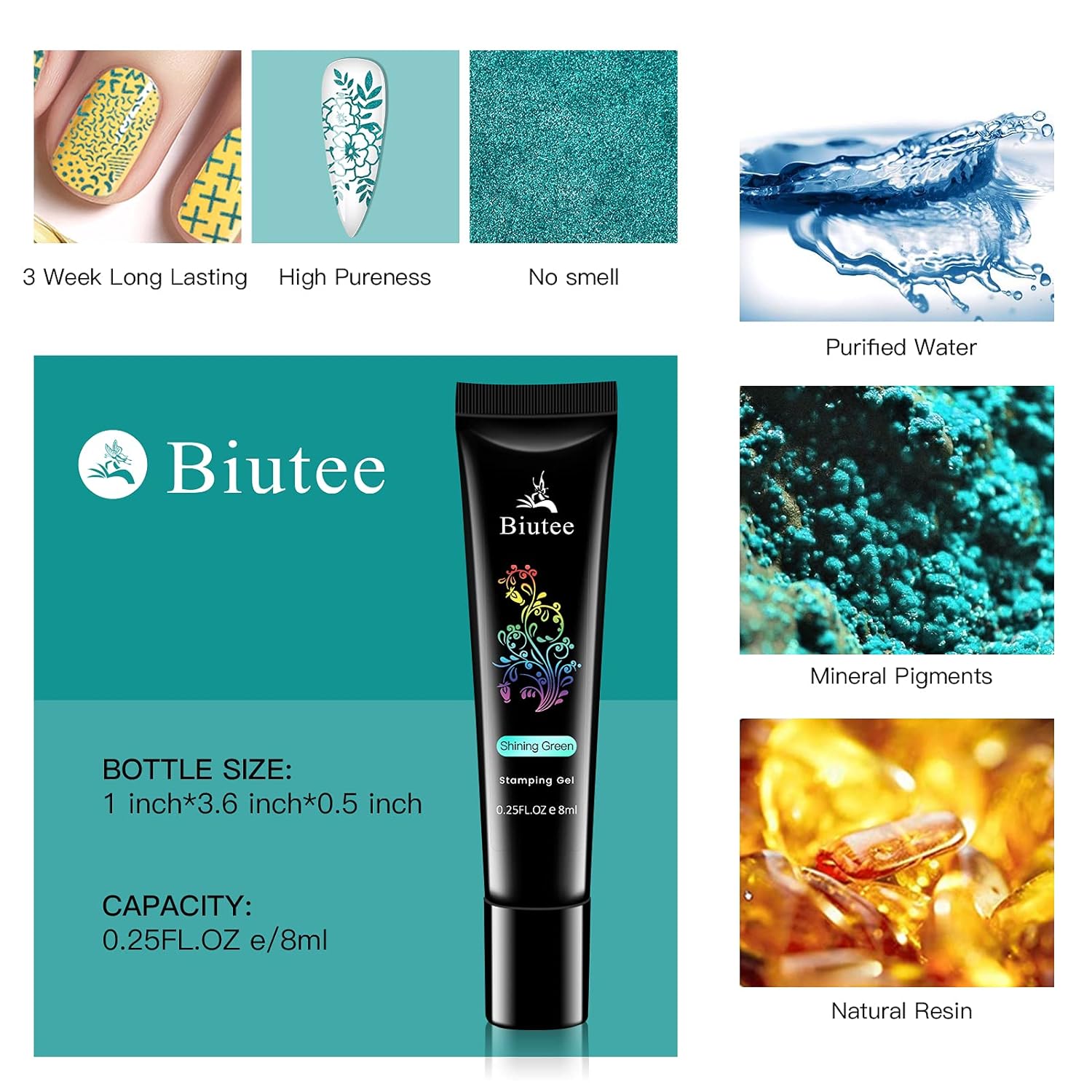 Nail Stamping Polish Pack of 12 Colors 8ML UV LED Gel Polish Special Polish Printed Nail Polish for Nail Stamping Plate