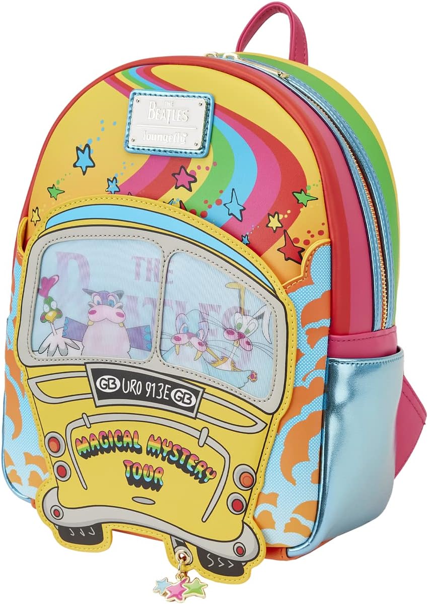 Loungefly The Beatles: Magical Mystery Tour Bus Mini Backpack