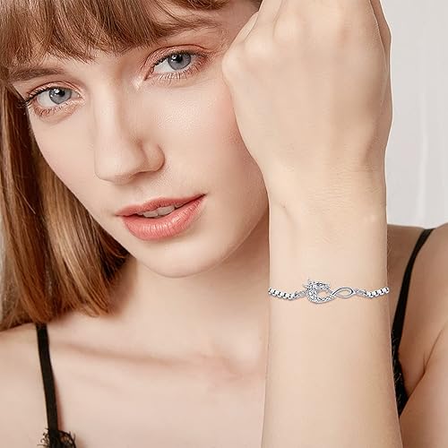 Miniatura 5 de Pulsera ajustable de plata de ley 925 para hombre, diseño de Memento MoriÉbano Cruz de San FlorianSanta MuerteDragón, pulsera de eslabones de