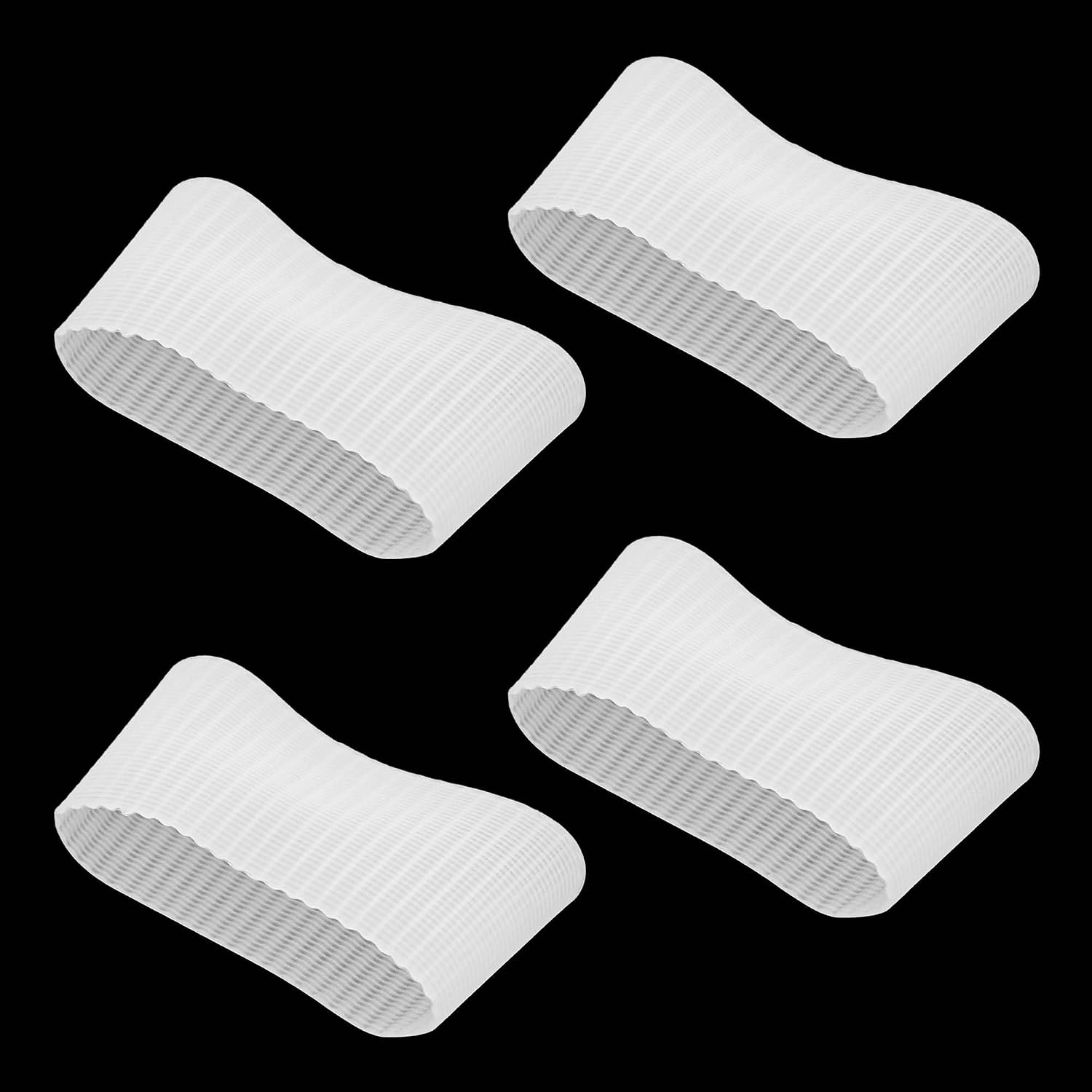 4Pcs Silicone Cup Sleeves, Heat Resistant Nonslip Reusable Mug & Glass Bottle Protector Covers, Anti-Slip Coffee Cup Sleeve for Home, Office, Travel (Black)