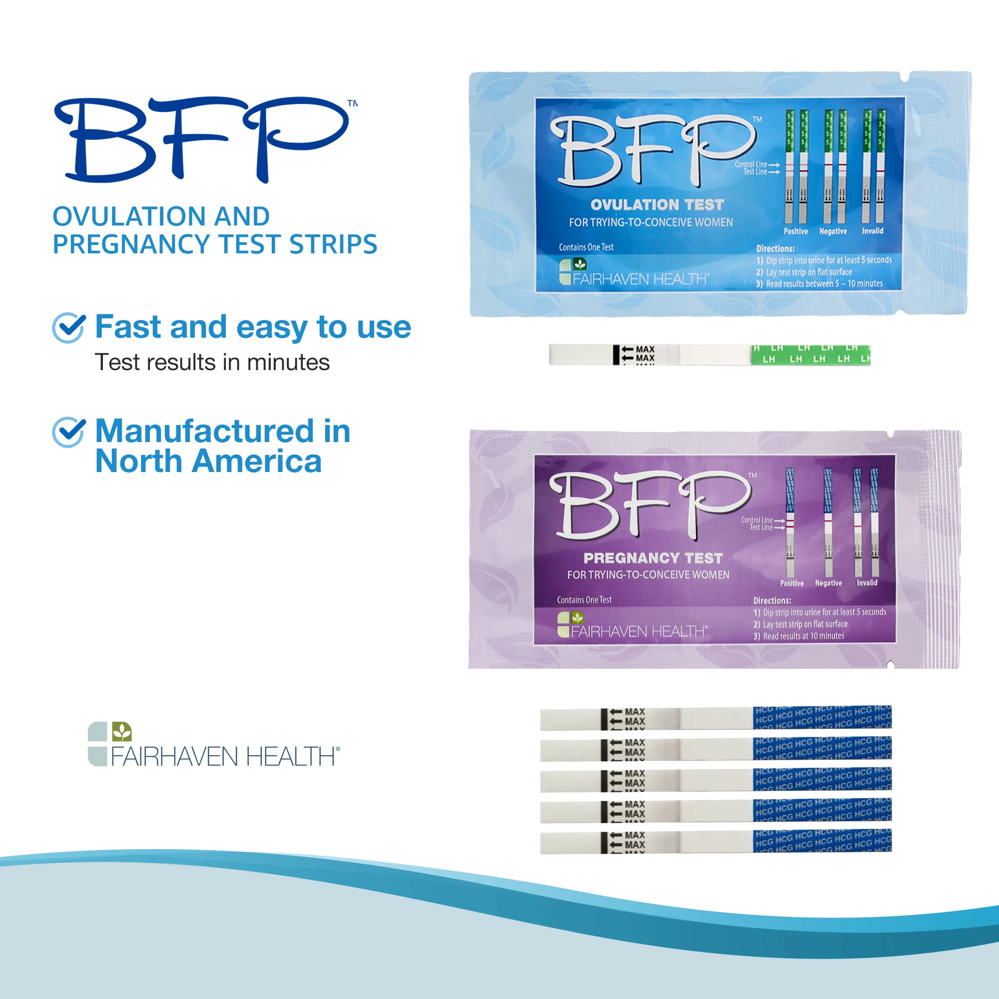 BFP Ovulation & Pregnancy Test Strips for Pregnancy Detection At Home