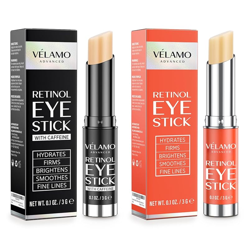 VELAMO ADVANCED Duo de Bastões para a Região dos Olhos com Retinol e Cafeína