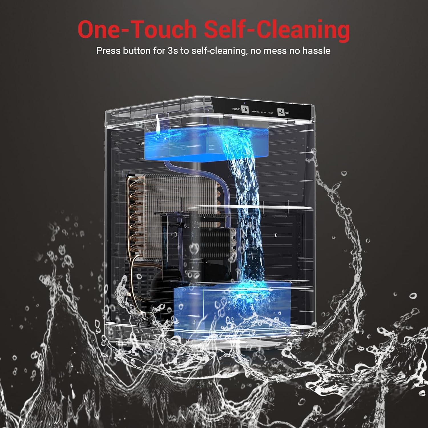 2" Clear Ice Ball Maker Machine 2 pcs in 40 Mins 80 pcs/Day Sphere Ice Maker with IcyGem Technology Self-Cleaning for Whiskey, Bourbon & Cocktails (2pcs)