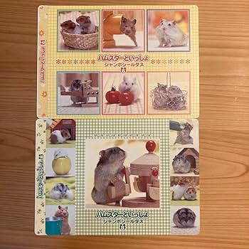 ハムスターといっしょ 台紙 Amazon.co.jp: ハムスターといっしょ ジャンボシールダス