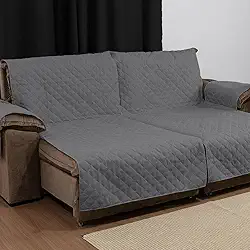 CAPA PARA PROTETORA DE SOFÁ RETRÁTIL E RECLINÁVEL DE DOIS LUGARES DE 1,10M TOTAL 2,20M X 2,40M ALTURA (Cinza)