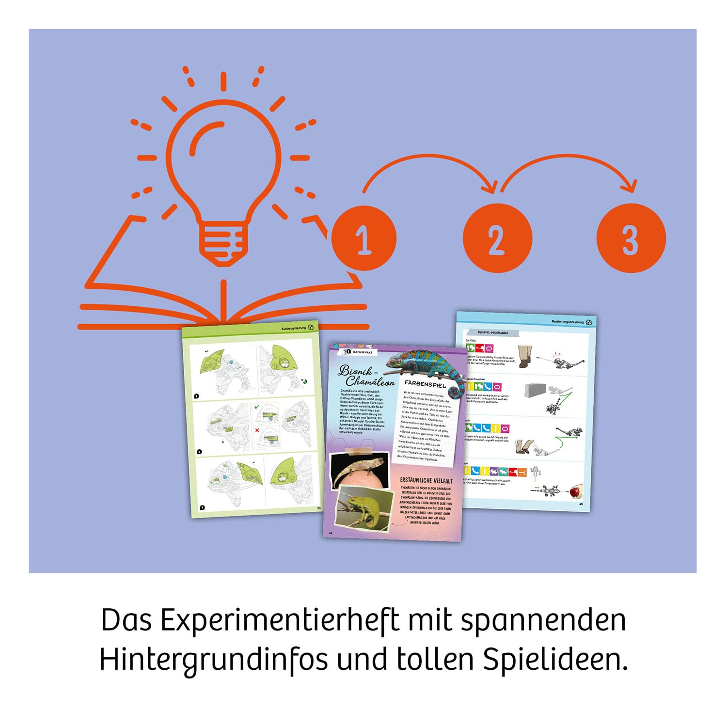 KOSMOS Carl - Das Coding-Chamäleon, Experimentierkasten ab 10 Jahre