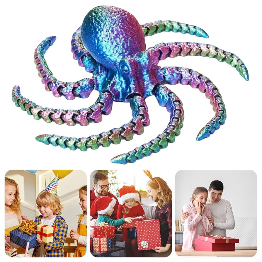 Amazon.co.jp: TBOLINE 3Dプリントタコ関節オクトパストイ