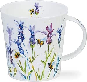 Dunoon Fine Bone China Gemaakt in Engeland Henley Vorm Mok (Rosabunda