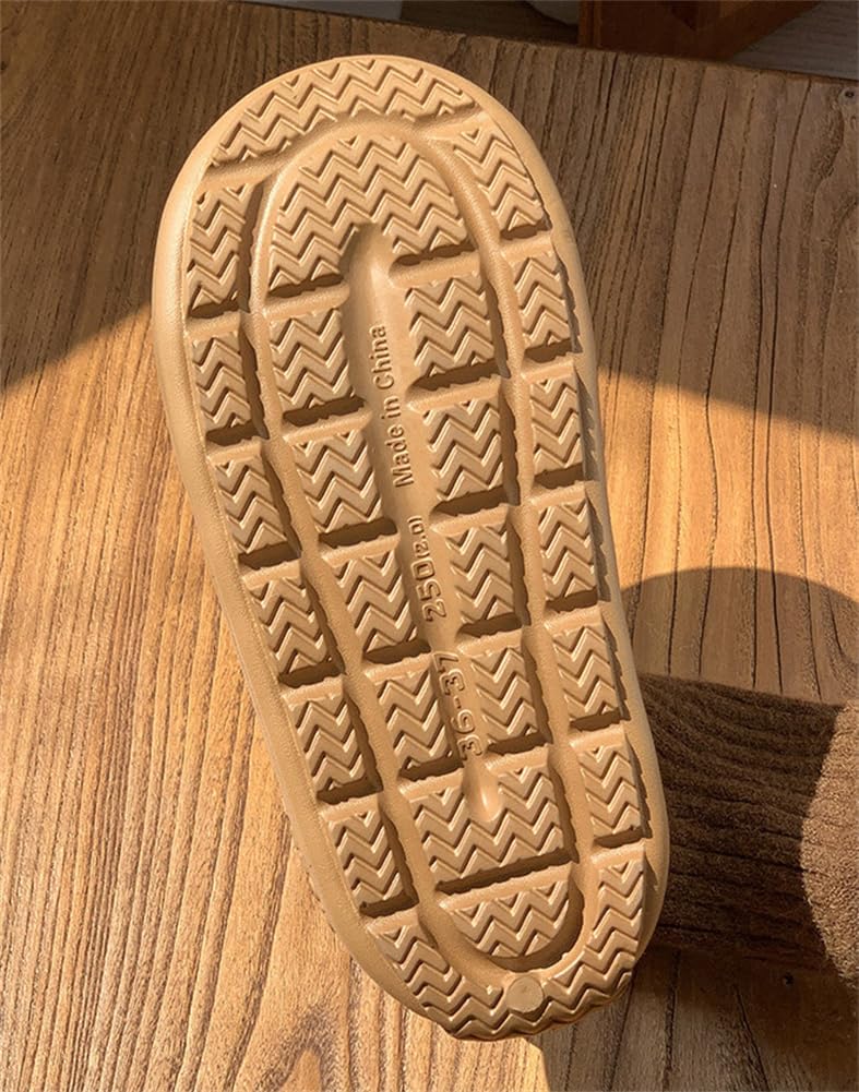 Epsion Women Men's Winter Waterproof Slippers Indoor/Outdoor House Shoes Non-Slip Cozy Fleece Lined Warm Slip-On Slipper - Image 7