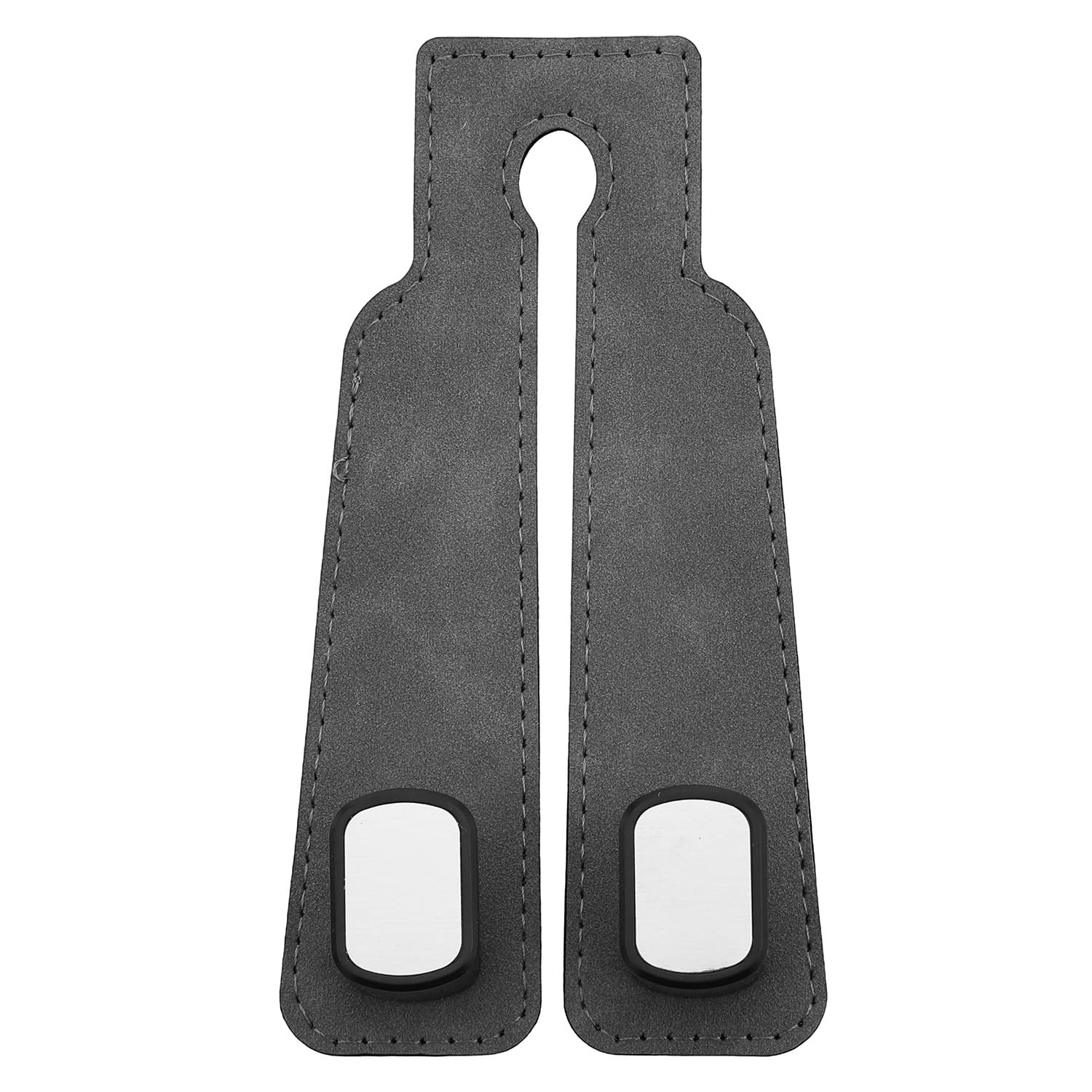 LXPINO 2PCS Car Seat Back Double Hook，Car Headrest Hooks Backseat Hangers,Leather Car Seat Organiser Hooks，for Jeep Cherokee 1974-2022 XJ KK KL car Accessories,Grey