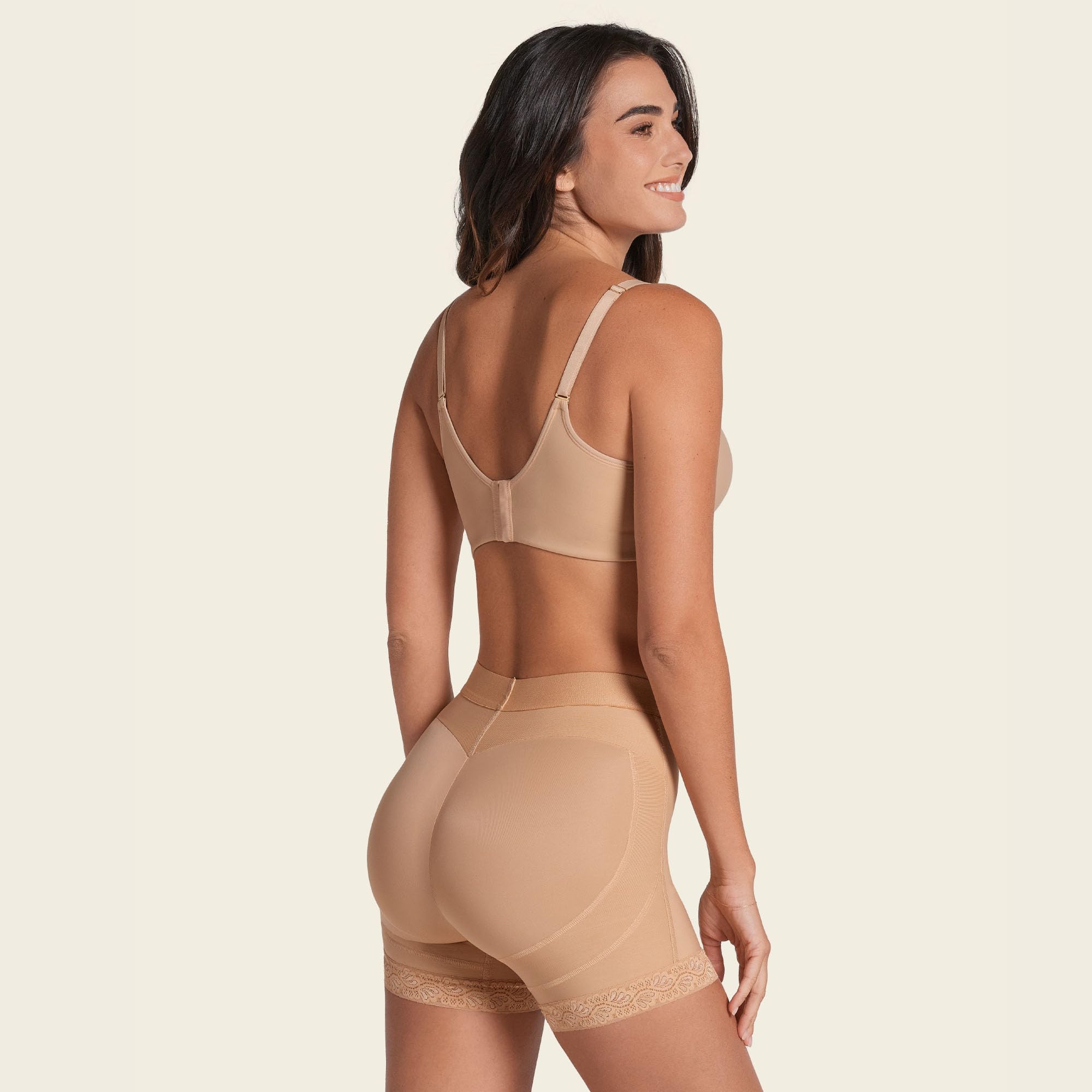 Leonisa Braga Faja Reductora Antirozaduras para Mujer - Bragas Fajas Postparto Tipo Short