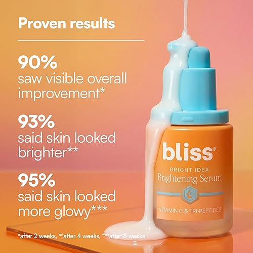 Miniatura 3 de Bliss Bright Idea - Suero facial de Vitamina C & Tri-péptido, protege y ilumina la piel, reduce las manchas oscuras y reafirma visiblemente la piel,